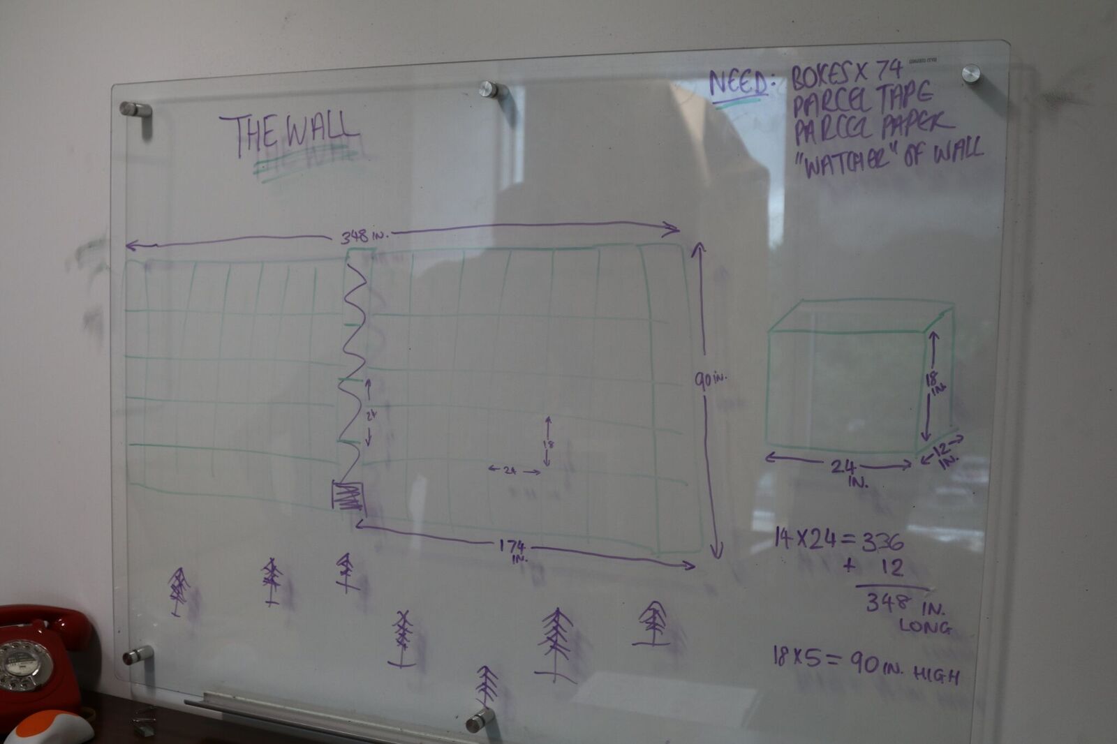 Planning the Game of Thrones wall with blueprints