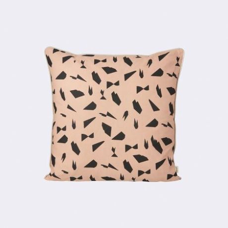 Stylish handprinted cushion from Ferm Living available at Trouva