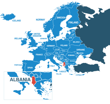 Parcel delivery to Albania
