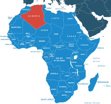 Parcel delivery to Algeria