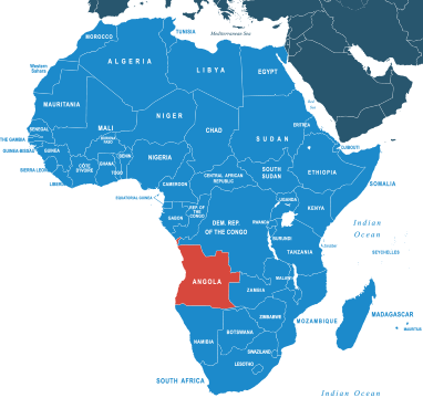 Parcel delivery to Angola