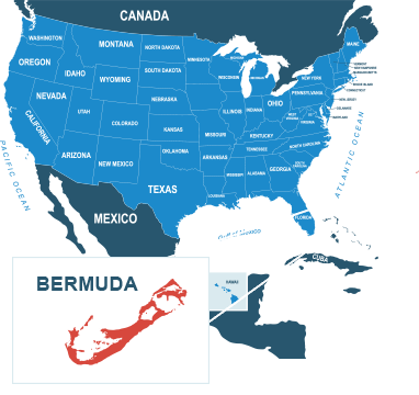 Parcel delivery to Bermuda