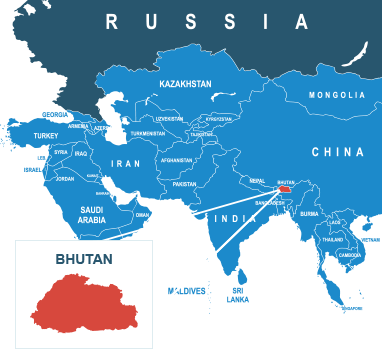 Parcel delivery to Bhutan
