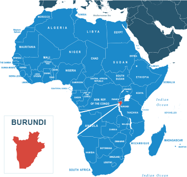 Parcel delivery to Burundi