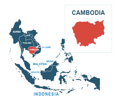 Parcel delivery to Cambodia