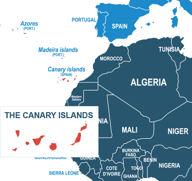 Parcel delivery to Canary Islands
