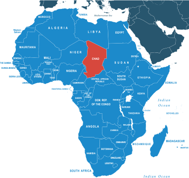 Parcel delivery to Chad