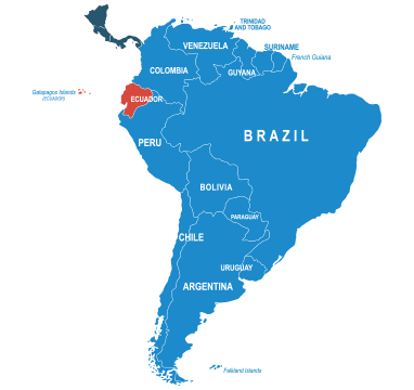 Parcel delivery to Ecuador