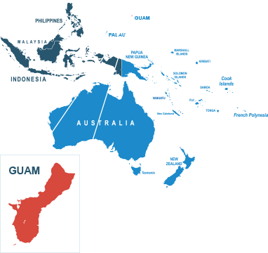 Parcel delivery to Guam