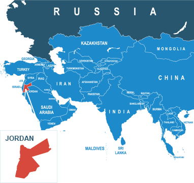 Parcel delivery to Jordan