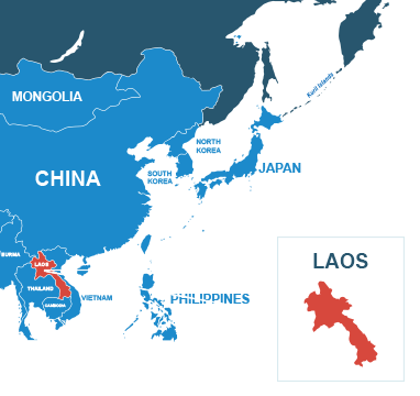 Parcel delivery to Laos