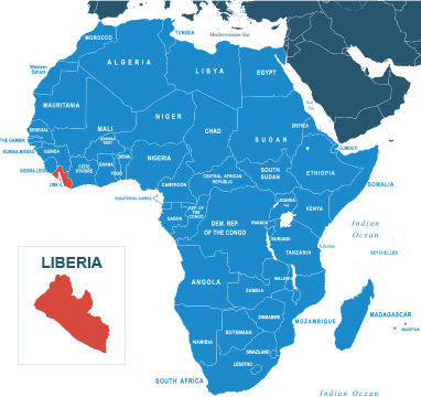 Parcel delivery to Liberia