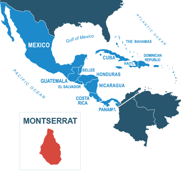 Parcel delivery to Montserrat