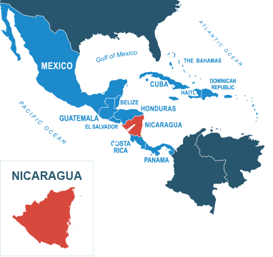 Parcel delivery to Nicaragua