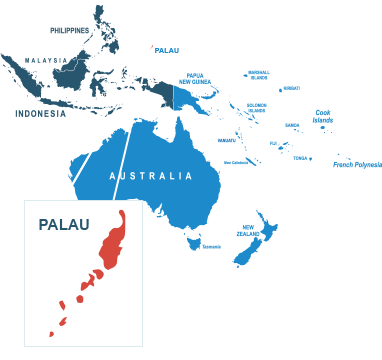 Parcel delivery to Palau