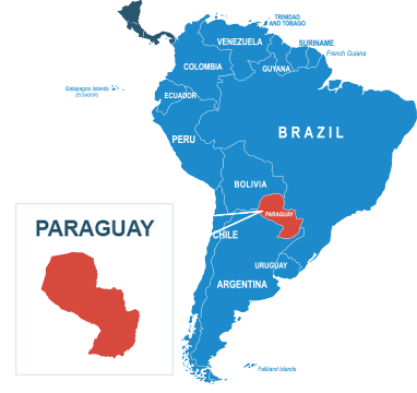 Parcel delivery to Paraguay