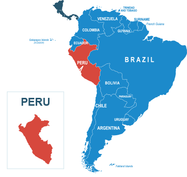 Parcel delivery to Peru