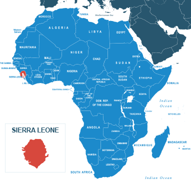 Parcel delivery to Sierra Leone