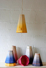 Coloured Pallet Pendant Shades from Factory Twenty One