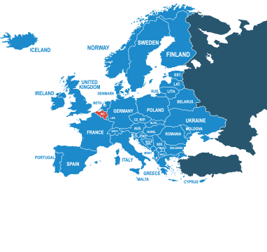 Pallet delivery to Belgium