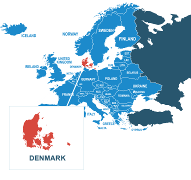 Pallet delivery to Denmark