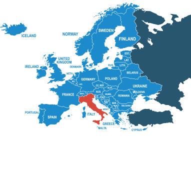 Pallet delivery to Italy